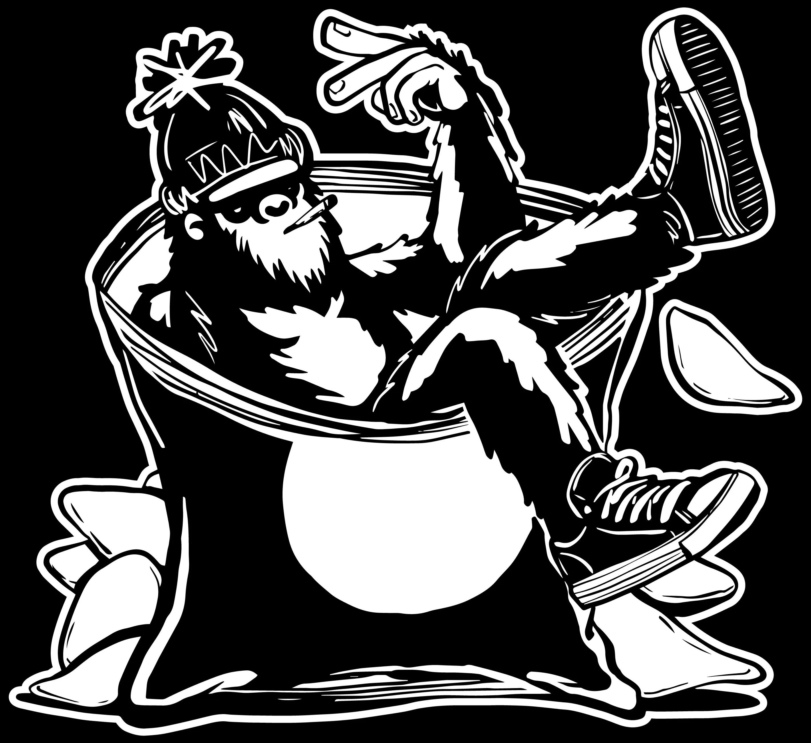 Hopper basketball illustration